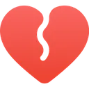 Free Broken Heart Hurt Heart Icon