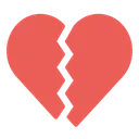 Free Broken Heart Heart Love Icon