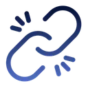 Free Broken Link Link Chain Icon