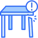 Free Broken Table Broken Bench Broken Icon