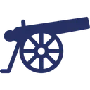 Free Bombardierung Bronzekanone Kanone Symbol