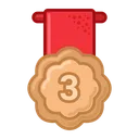 Free Bronze Medal Prize Icon