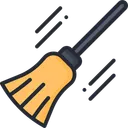 Free Broomstick Witch Broom Cleaner Icon