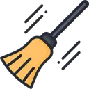 Free Broomstick Witch Broom Cleaner Icon