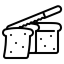 Free Brotscheibe  Symbol