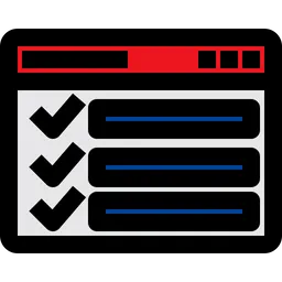 Free Browser Checklist  Icon