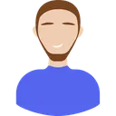 Free Brunette In A Sweater Avatar Man Icône