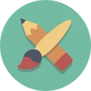 Free Brush Pencil Icon