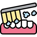 Free Brushing Teeth Toothbrush Cleaning Teeth Icon