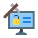 Free Brute Force Angriff Angriff Bedrohung Symbol
