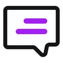 Free Bubble chat  Icon