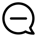 Free Bubble Delete Icon
