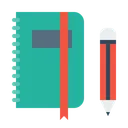 Free Buch Ordner Stift Symbol