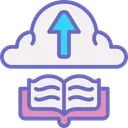 Free Buch In Die Cloud Hochladen Buch Hochladen Buch Symbol