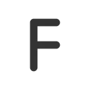 Free Buchstabe f  Symbol