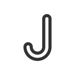 Free Buchstabe j  Symbol