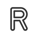 Free Buchstabe r  Symbol