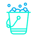 Free Bucket & Foam  Icon