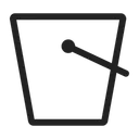 Free Bucket Basket Paint Icon