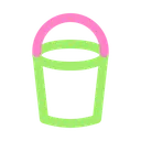 Free Bucket Cleaning Tool Icon