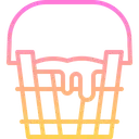 Free Bucket Wellness Wooden Icon