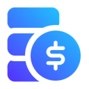 Free Budget Dollar Coin Icon