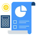 Free Budget Accounting Calculation Financial Calculation Icon