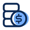 Free Budget Dollar Coin Icon