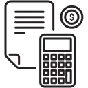 Free Budget Home Finances Financial Bill Icon