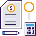 Free Budgeting Money Management Financial Planning Icon