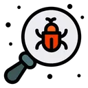 Free Bug Insect Magnify Icon