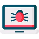 Free Bug Hacking Spam Alert Icon