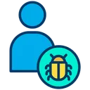 Free User Profile Malware Icon