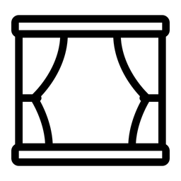 Free Bühnenvorhang  Symbol