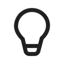 Free Lightbulb Bulb Lamp Icon
