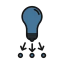 Free Bulb Light Creativity Icon
