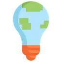 Free Bulb earth  Icon