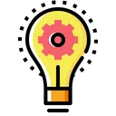 Free Bulb Idea Imagination Icon