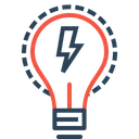 Free Bulb Idea Imagination Icon