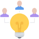 Free Bulb Idea People Icon