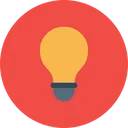 Free Bulb Idea Lightning Icon