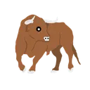 Free Bull Cow Cattle Icon