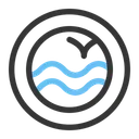 Free Marine Bullauge Wasser Symbol