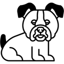 Free Bulldog Muscular Mammal Icon