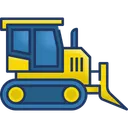 Free Bulldozer Ice Snow Icon