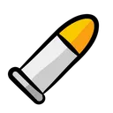 Free Bullet Ammo Ammunition Icon