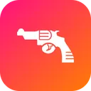 Free Bullet Gun Handgun Icon