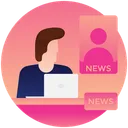 Free News Reporter Live News Icon