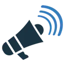 Free Loudspeaker Megaphone Communication Icon