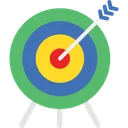 Free Bullseye Dart Board Goal Icon